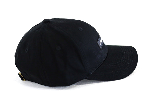 Elite Cap Rubber Logo- Black