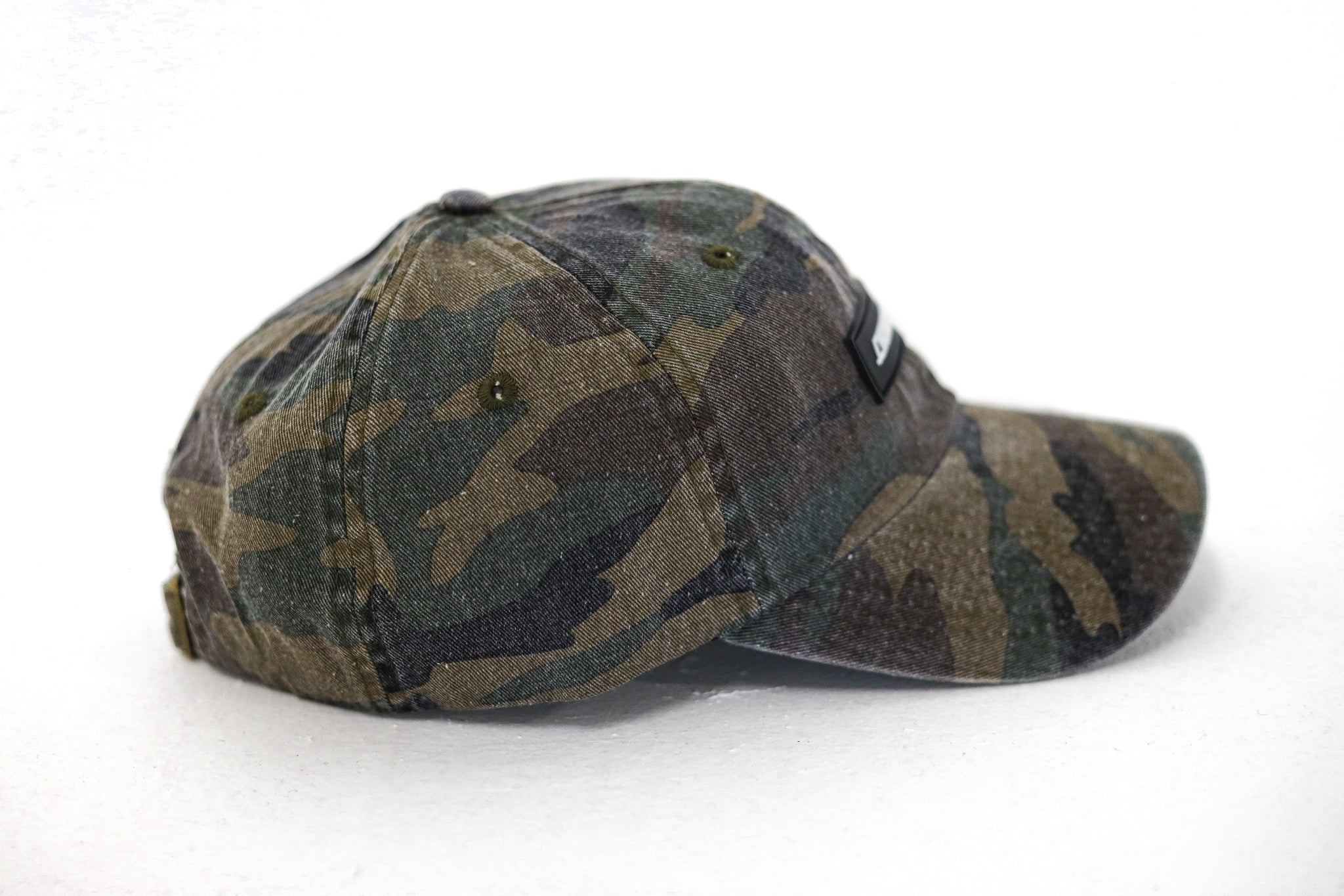 Elite Cap Rubber Logo- Camo