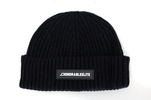 Elite Unisex Roll Up Beanie - Black